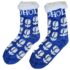 Holland sokken Fleece Comfort Socks - Holland tulips - Blue-White