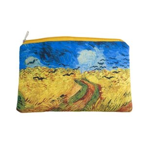 Typisch Hollands Etui - make-up tasje  -Korenveld met kraaien, Vincent van Gogh