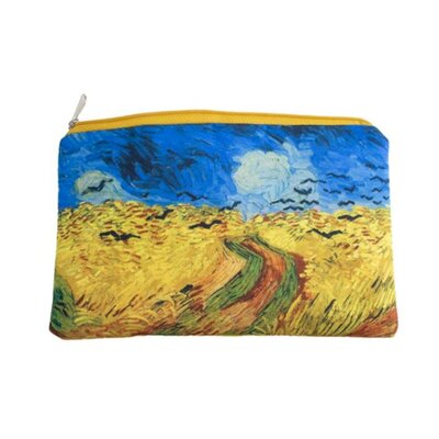 Museumgifts Holland Pencil case - make-up bag - Wheat field with crows, Vincent van Gogh