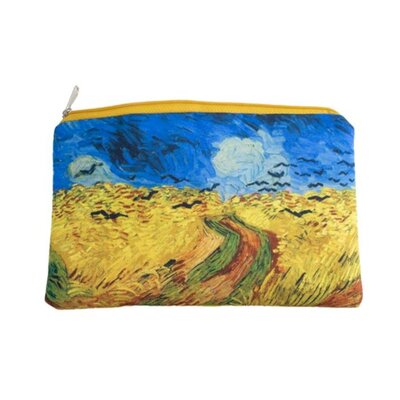 Typisch Hollands Etui - make-up tasje  -Korenveld met kraaien, Vincent van Gogh