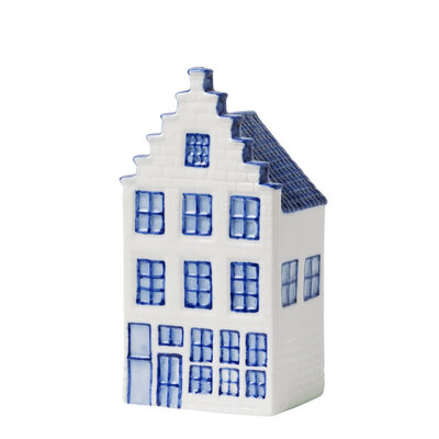 Heinen Delftware Grachtenhuisje - Delfts blauw - NR1