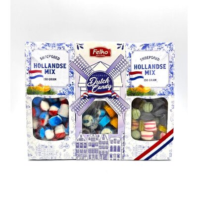 Typisch Hollands Old Dutch sweets 3x assorted - Holland mix cushions