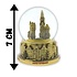 Typisch Hollands Water globe city scene Amsterdam 7cm gold