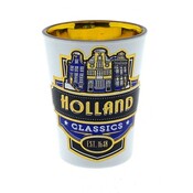 Typisch Hollands Shot glass Holland gold/blue