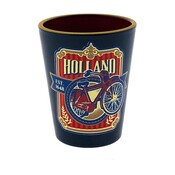 Matix Schnapsglas Holland Label blau