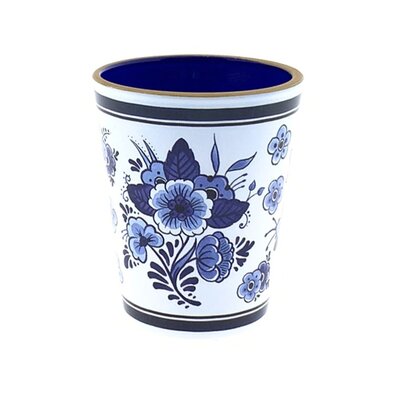Matix Shotglas bloemen Delfts-blauw Holland