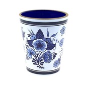 Typisch Hollands Shot glass flowers Delft blue Holland