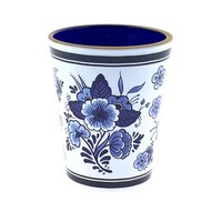 Typisch Hollands Schnapsglas Blumen Delfter Blau Holland