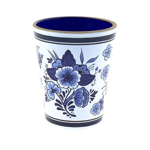 Matix Shotglas bloemen Delfts-blauw Holland