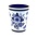 Matix Schnapsglas Blumen Delfter Blau Holland