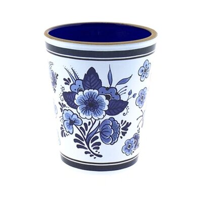 Matix Schnapsglas Blumen Delfter Blau Holland