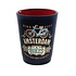 Typisch Hollands Shot glass Amsterdam vintage bicycle blue