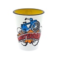 Typisch Hollands Shot glass pop art bike!