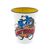 Typisch Hollands Shot glass pop art bike!