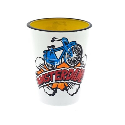 Matix Schnapsglas-Pop-Art-Fahrrad!
