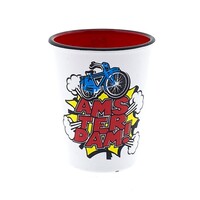 Typisch Hollands Shot glass pop art Amsterbang!