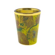 Typisch Hollands Shot glass van Gogh Sunflowers