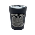 Matix Shot glass black Amsterdam metal canal