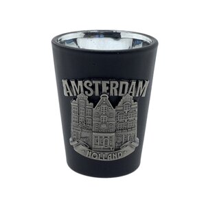 Matix Schnapsglas schwarz Amsterdam Metallkanal