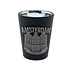 Typisch Hollands Shot glass black Amsterdam metal canal