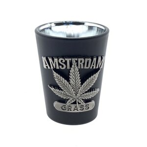 Matix Schnapsglas schwarz Amsterdam Metall