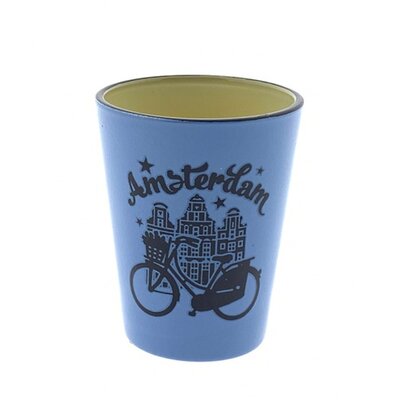 Matix Shot glass camp Amsterdam blue