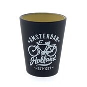 Typisch Hollands Shot glass camp Amsterdam black