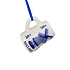 Typisch Hollands Kerstornament mok met molen Delfts-blauw