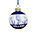 Matix Christmas bauble round tulips Delft blue