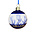 Matix Weihnachtsschmuck um Tulpen, Delfter Blau mit Gold