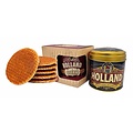 Typisch Hollands Geschenkset Becher und Dose Stroopwafels - Rot - Holland