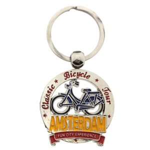 Typisch Hollands Keychain Round Holland - Amsterdam