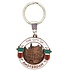 Matix Keychain Round - City of Amsterdam (copper - white)