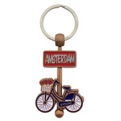 Typisch Hollands Sleutelhanger (spinner)  Fiets - Koper - Amsterdam