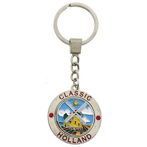 Matix Keychain (spinner) Holland - Windmill landscape