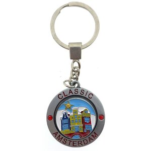 Matix Keychain (spinner) Holland - Amsterdam - Facade houses