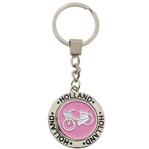 Typisch Hollands Keychain (spinner) Red - Holland - Bicycle