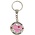 Typisch Hollands Keychain (spinner) I love Amsterdam - Pink