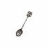 Typisch Hollands Teaspoon in Cassette Kissing Pair (pewter color)