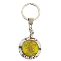 Typisch Hollands Sleutelhanger (spinner)  van Gogh - Zonnebloemen