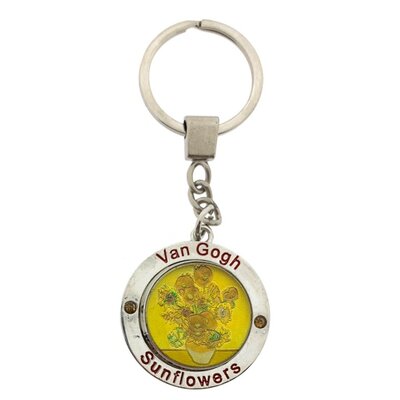 Matix Keychain (spinner) van Gogh - Sunflowers