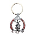 Typisch Hollands Keychain (icon-spinner) Holland - Windmill and Bicycle