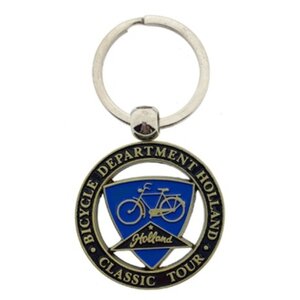 Matix Keychain (icon) Bicycle - Amsterdam - blue-black