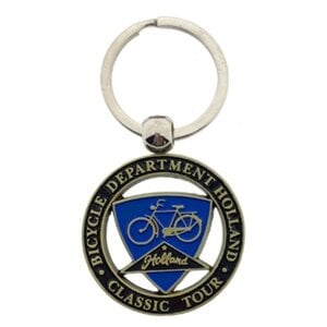 Typisch Hollands Keychain (icon) Bicycle - Amsterdam - blue-black