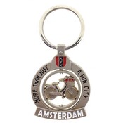 Typisch Hollands Keychain (icon-spinner) Bicycle - Amsterdam