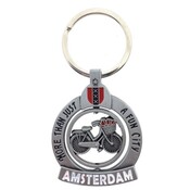 Matix Sleutelhanger ( icoon-spinner)  Fiets - Amsterdam