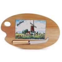 Typisch Hollands Cheese board Palette-shaped (knife)