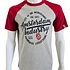 Holland fashion T-Shirt- Grijs Rood Amsterdam  - Industry