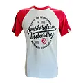 Fox Originals T-Shirt - Grau Rot Amsterdam - Industrie