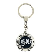 Matix Keychain (spinner) Red - Amsterdam - Bicycle